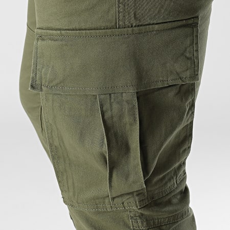 JJREBEL - Pantalon Cargo Michael Vert Kaki