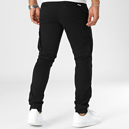 JJREBEL - Michael Cargo Pants Nero