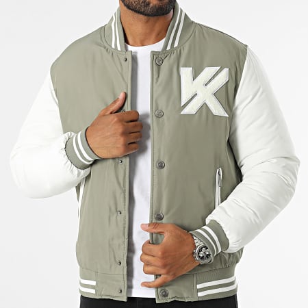 Kymaxx - Teddyjas Licht Khaki Groen Wit