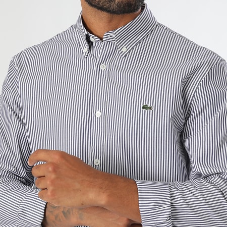 Camisa lacoste rayas best sale