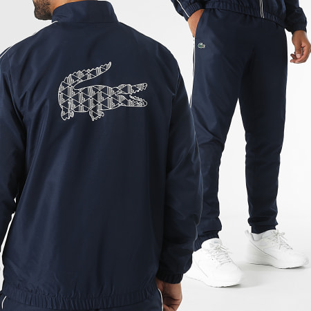Ensemble De Survetement Logo Crocodile Bleu Marine