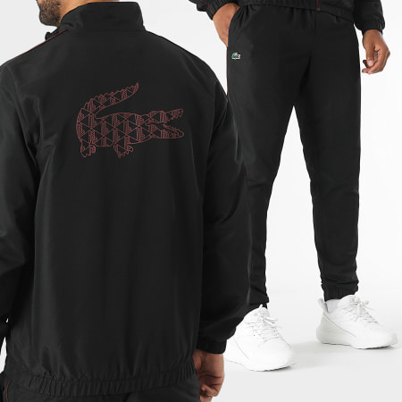 Lacoste Ensemble De Survetement Logo Crocodile Noir
