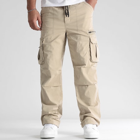 LBO - Pantalón cargo relax 0529 Beige