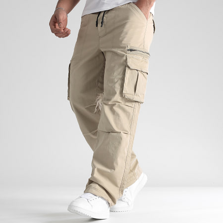LBO - Pantalón cargo relax 0529 Beige