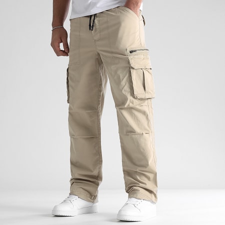 LBO - Pantalón cargo relax 0529 Beige
