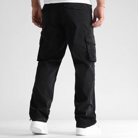 LBO - 0536 Pantaloni cargo rilassati nero