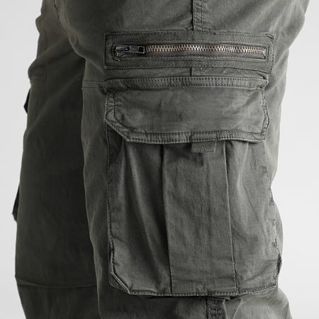 LBO - 0537 Pantaloni cargo rilassati grigio antracite