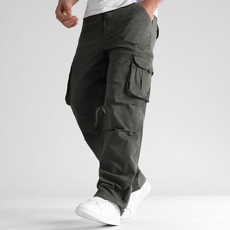 LBO - 0537 Pantaloni cargo rilassati grigio antracite