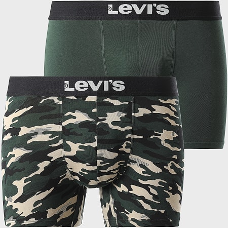 Levi's - Pack De 2 Boxers 701229542 Caqui Verde Camuflaje