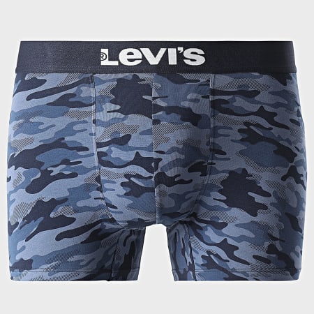 Levi's - Confezione da 2 boxer 701229542 Blu navy mimetico