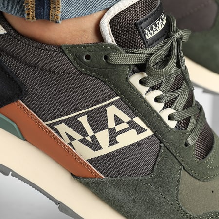 Napapijri - Scarpe da ginnastica A4IJL Verde Nero