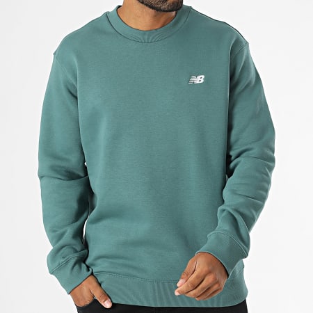 New Balance - Sudadera cuello redondo MT41510 Turquesa oscuro