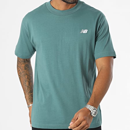 New Balance - Tee Shirt MT41509 Donker Turquoise