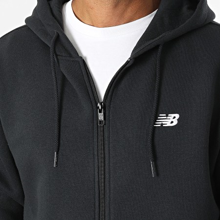 New Balance - MJ41502 Sudadera con capucha y cremallera Negro