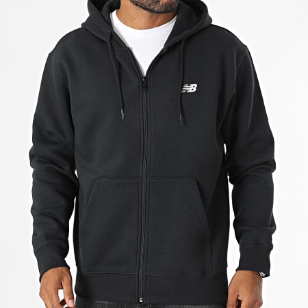 New Balance - MJ41502 Zip Hoodie Zwart