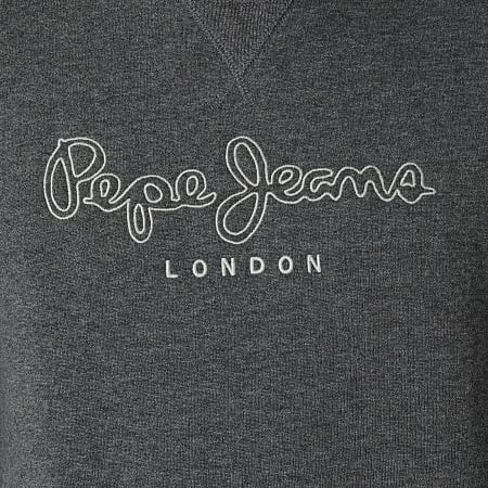 Pepe Jeans - Sweat Crewneck New Nouvel PM582719 Gris Anthracite Chiné