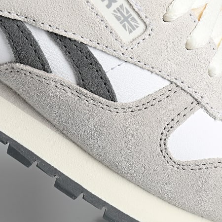 Reebok - Classic Leather Sneakers 100201109 White Stone Grey 5