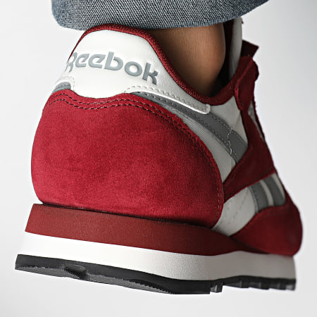 Reebok - Baskets Classic Leather 100201129 Maron Chalk Grey 3