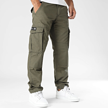 Reell Jeans - Pantalon Cargo Ripstop Vert Kaki