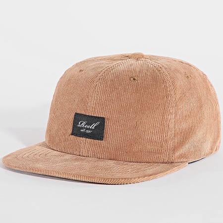 Reell Jeans - Gorra Camel Flat 6 Panel Snapback