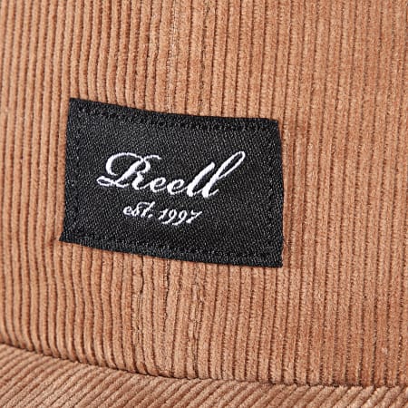 Reell Jeans - Cappello snapback a 6 pannelli piatto color cammello