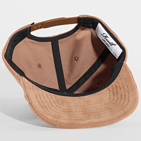 Reell Jeans - Camel Flat 6 Paneel Snapback Cap