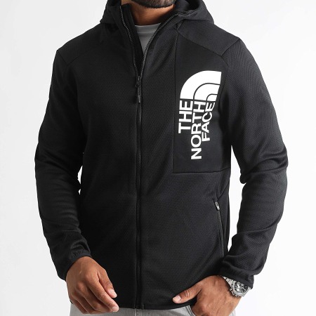 The North Face Merak A3YG5 Hooded Zip Sweatshirt Zwart Ryses