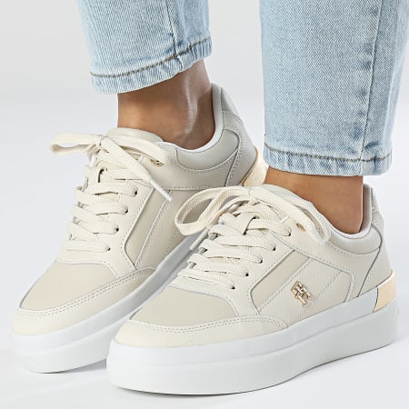 Tommy Hilfiger - Baskets Femme Feminine Court 8126 Newsprint