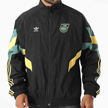 Adidas Originals - JFF IN5568 Giacca con zip a righe nere