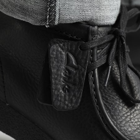 Clarks - Wallabee Evo Black Leather shoes - Ryses