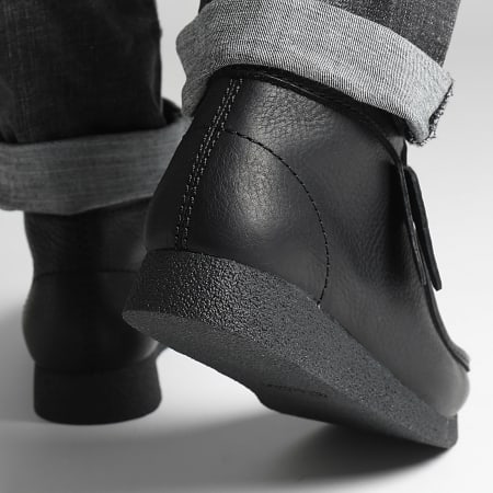 Clarks - Wallabee Evo Black Leather shoes - Ryses