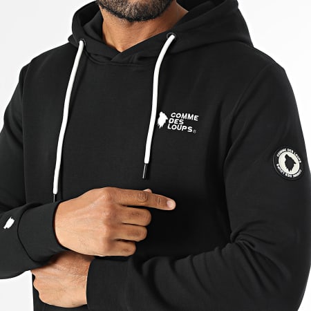 Comme Des Loups - Sweat Capuche Sweaty Noir