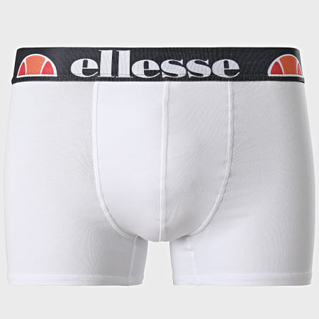 Ellesse - Set di 3 boxer SBMA2207 Bianco Grigio Heather Nero