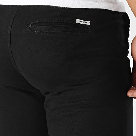 JJREBEL - Pantalon Chino Slim Michael Noir