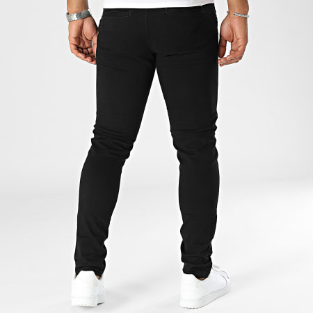 JJREBEL - Pantalon Chino Slim Michael Noir