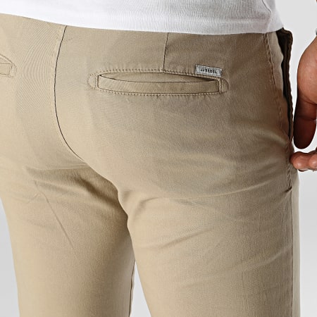 JJREBEL - Michael Beige Slim Chino Broek