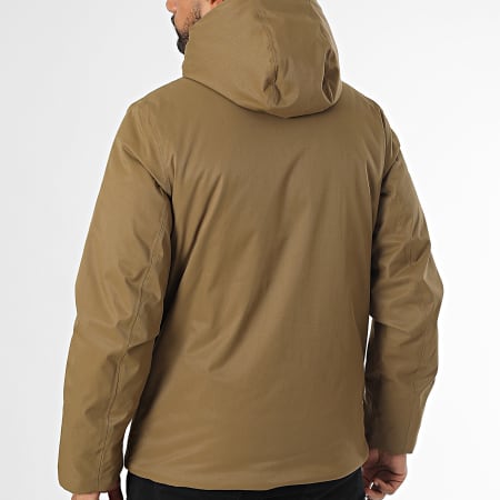 K-Way - Veste Zippée Capuche Jacko Twill Marmotta K8133DW Camel