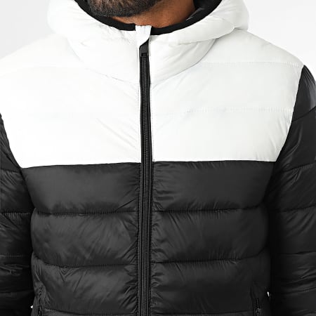 Kymaxx - Zwart Wit Hooded Jacket