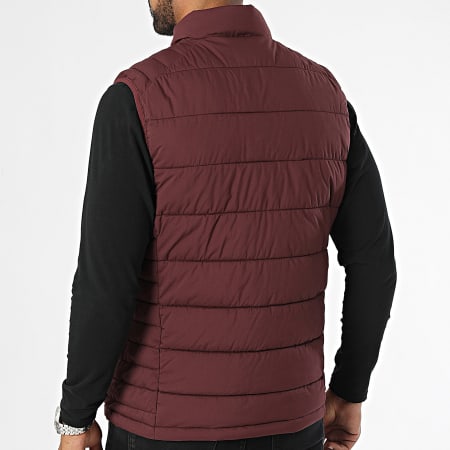 Kymaxx - Cappotto senza maniche Bordeaux