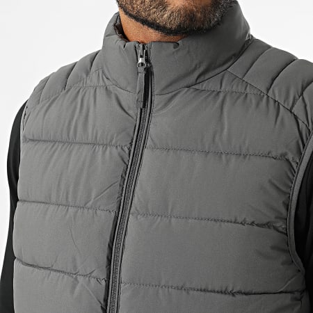 Kymaxx - Cappotto senza maniche grigio antracite