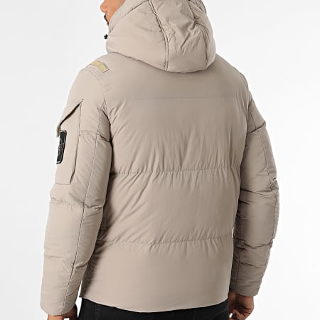 Kymaxx - Beige jack met capuchon