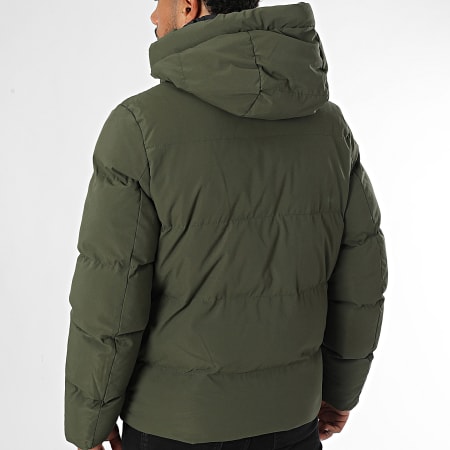 Kymaxx - Khaki groene parka met capuchon