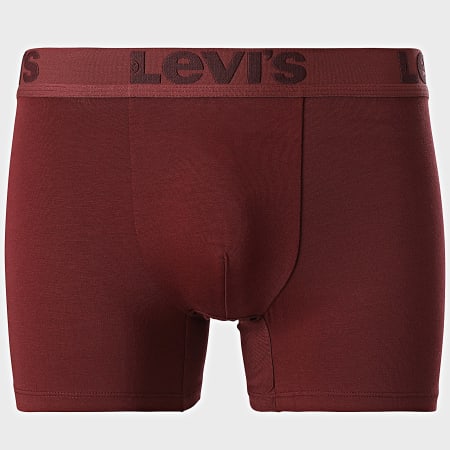 Levi's - Juego de 3 bóxers 905045001 Azul marino Burdeos