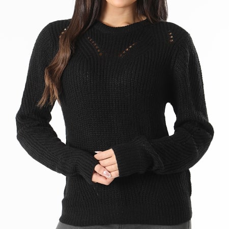 Only - Megan Felo Jersey Mujer Negro