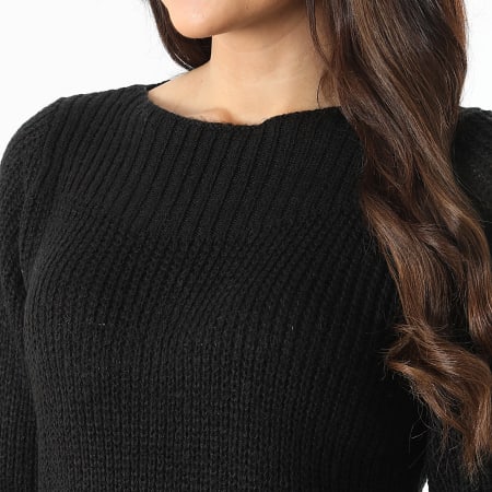 Only - Vestido Whitney Megan Sweater Negro Mujer