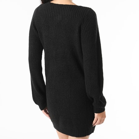 Only - Vestido Whitney Megan Sweater Negro Mujer