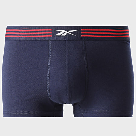 Reebok - Set di 3 boxer blu navy bianco grigio carbone 15036