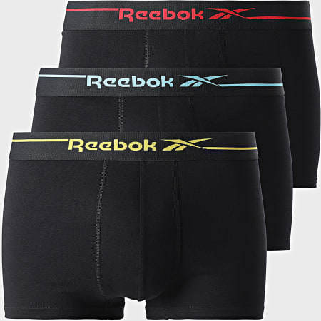 Reebok - Juego de 3 calzoncillos bóxer 15037 Negro