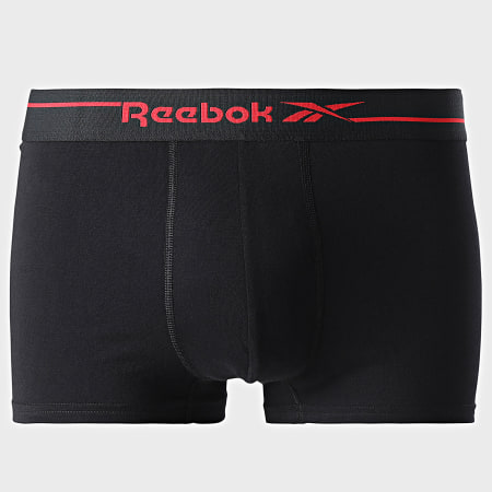 Reebok - Juego de 3 calzoncillos bóxer 15037 Negro