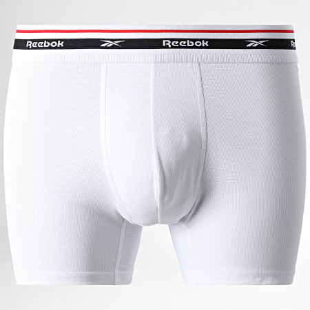 Reebok - Juego De 3 Calzoncillos Boxer Negro Blanco Gris 15030